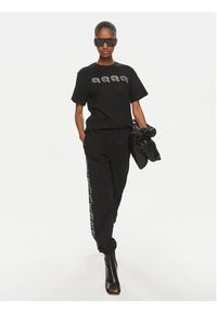 Karl Lagerfeld - KARL LAGERFELD Spodnie dresowe 241W1052 Czarny Regular Fit. Kolor: czarny. Materiał: bawełna #2