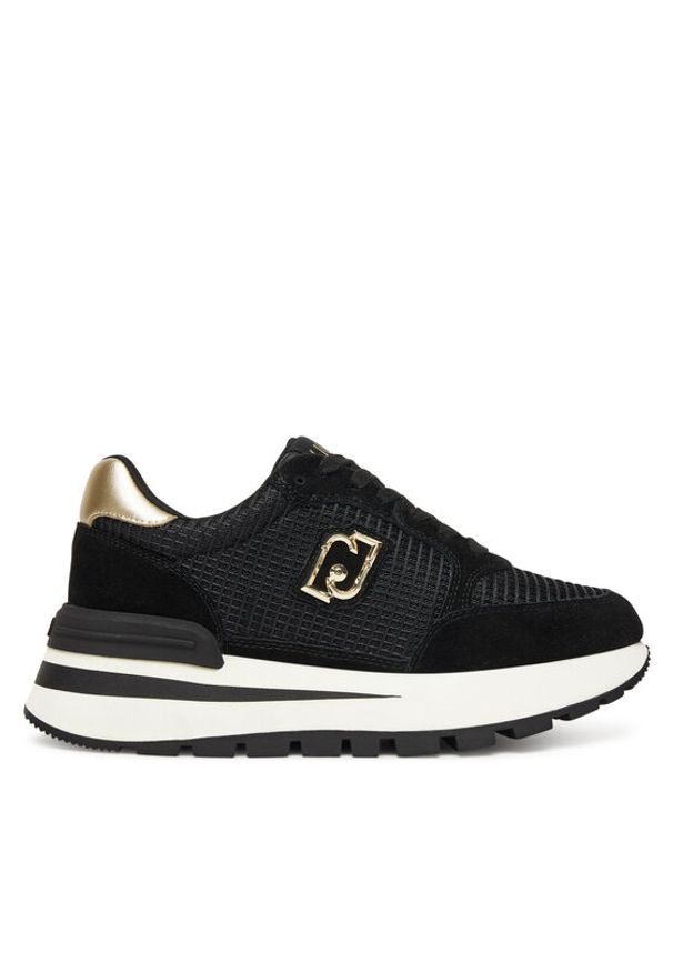 Liu Jo Sneakersy Amazing 25 BF5049 PX027 Czarny. Kolor: czarny. Materiał: zamsz, skóra