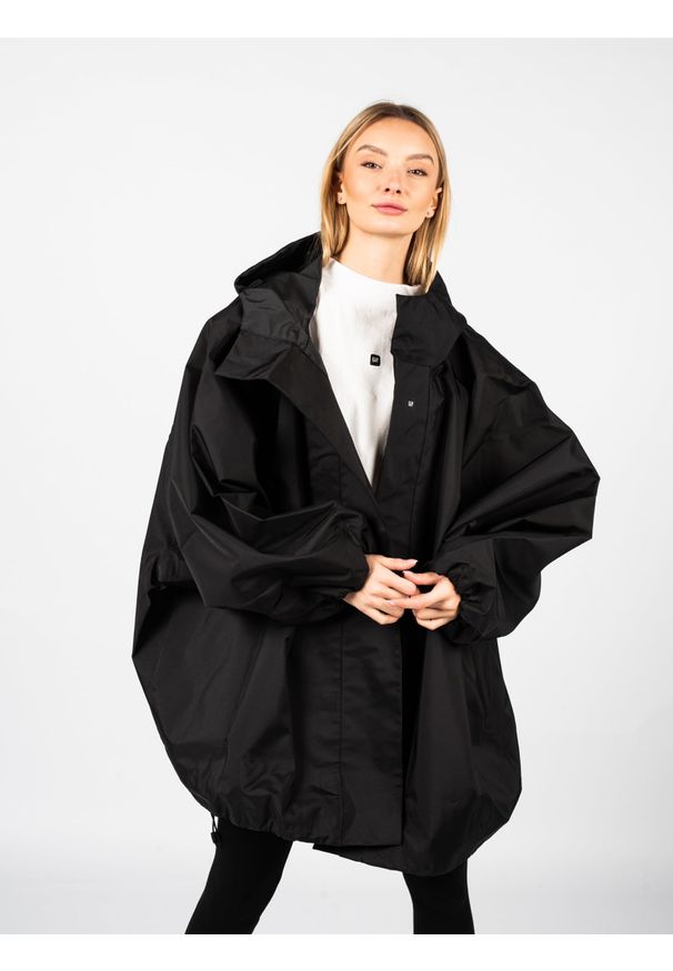 Yeezy Gap Engineered by Balenciaga - Yeezy Gap Engineered By Balenciaga "T-Cut Parka" | 720926 TMO91 | Mężczyzna | Czarny. Typ kołnierza: kaptur. Kolor: czarny. Materiał: tkanina. Wzór: nadruk