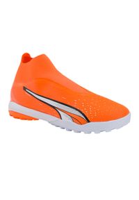Puma - Buty do piłki nożnej męskie PUMA Ultra Match+ Ll TT. Kolor: pomarańczowy, niebieski, wielokolorowy, żółty. Sport: piłka nożna