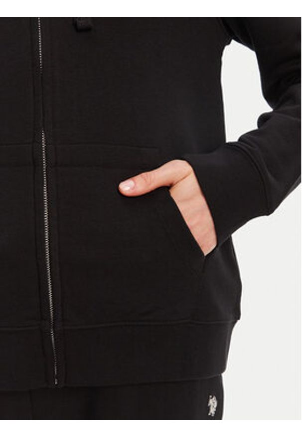 U.S. Polo Assn. Bluza WUP1512 Czarny Regular Fit. Typ kołnierza: polo. Kolor: czarny. Materiał: bawełna, syntetyk