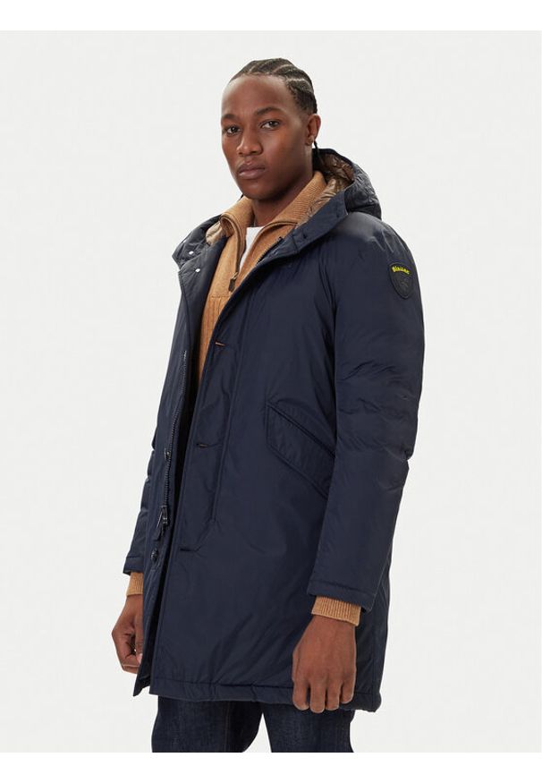 Blauer Parka Faywood 25WBLUK11140 007286 Granatowy Regular Fit. Kolor: niebieski. Materiał: syntetyk