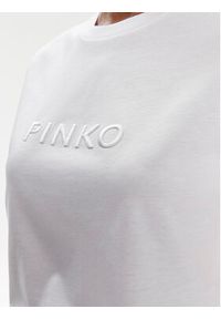 Pinko T-Shirt Start 101752 A1NW Biały Regular Fit. Kolor: biały. Materiał: bawełna #4