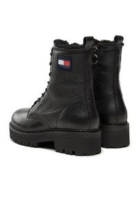 Tommy Jeans Botki Tjw Urban Boot Tumbled Ltr Wl EN0EN02317 Czarny. Kolor: czarny. Materiał: skóra #6