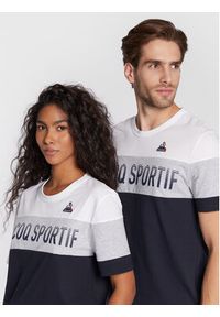 Le Coq Sportif T-Shirt Unisex 2220296 Granatowy Regular Fit. Kolor: niebieski. Materiał: bawełna #4