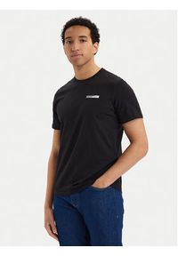 Calvin Klein T-Shirt SS 30s EU LV04LG810G Czarny Slim Fit. Kolor: czarny. Materiał: bawełna #2