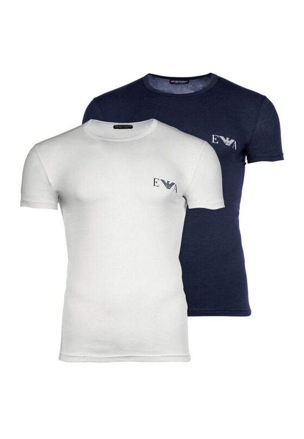 Emporio Armani Underwear Komplet t-shirtów EM001849 AF20668 M0053 Kolorowy Slim Fit. Materiał: bawełna. Wzór: kolorowy