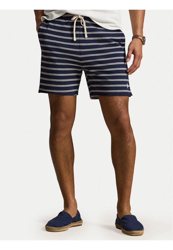 Polo Ralph Lauren Szorty materiałowe 710B14506002 Granatowy Regular Fit. Kolor: niebieski. Materiał: bawełna