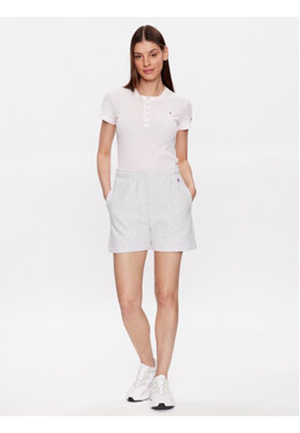 Champion Szorty sportowe Minimal Reverse Weave 116247 Szary Regular Fit. Kolor: szary. Materiał: bawełna