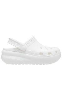 Klapki Crocs Cutie Crush Clog 207708-100 - białe. Kolor: biały. Materiał: materiał. Sezon: lato. Styl: młodzieżowy, klasyczny #1