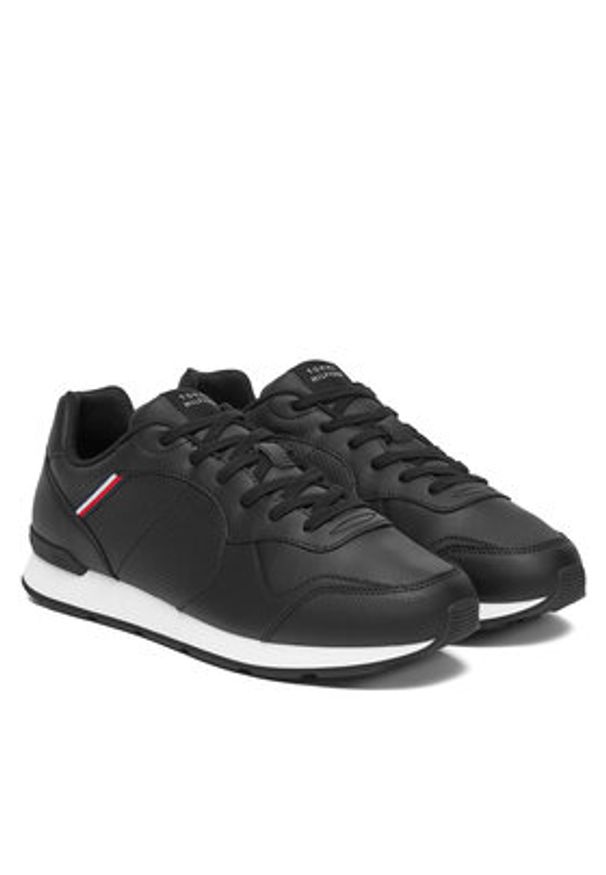 TOMMY HILFIGER - Tommy Hilfiger Sneakersy Maxlite 1A FM0FM05740 Czarny. Kolor: czarny. Materiał: skóra