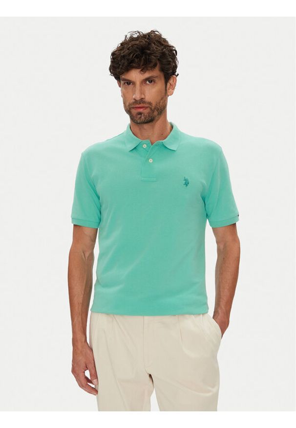 U.S. Polo Assn. Polo MUP3312 Niebieski Regular Fit. Typ kołnierza: polo. Kolor: niebieski. Materiał: bawełna