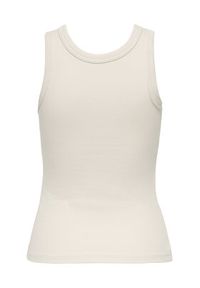 only - ONLY Top Val 15371705 Beżowy Regular Fit. Kolor: beżowy. Materiał: wiskoza #5