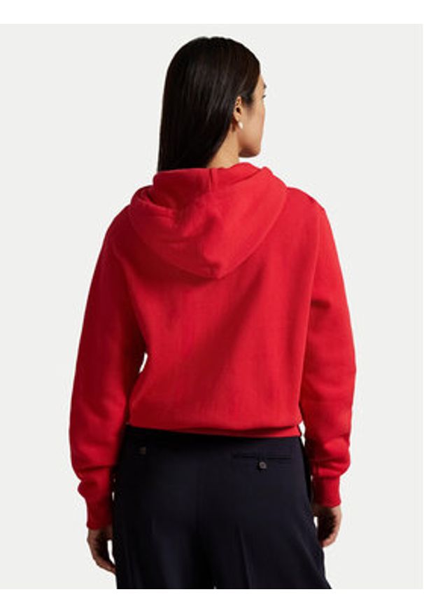 Polo Ralph Lauren Bluza 211971699005 Czerwony Relaxed Fit. Typ kołnierza: polo. Kolor: czerwony. Materiał: bawełna