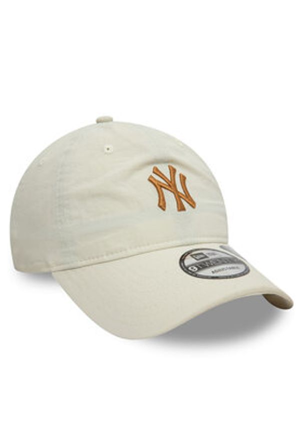 New Era Czapka z daszkiem New York Yankees Recycled 9Twenty 60595203 Écru. Materiał: materiał, nylon