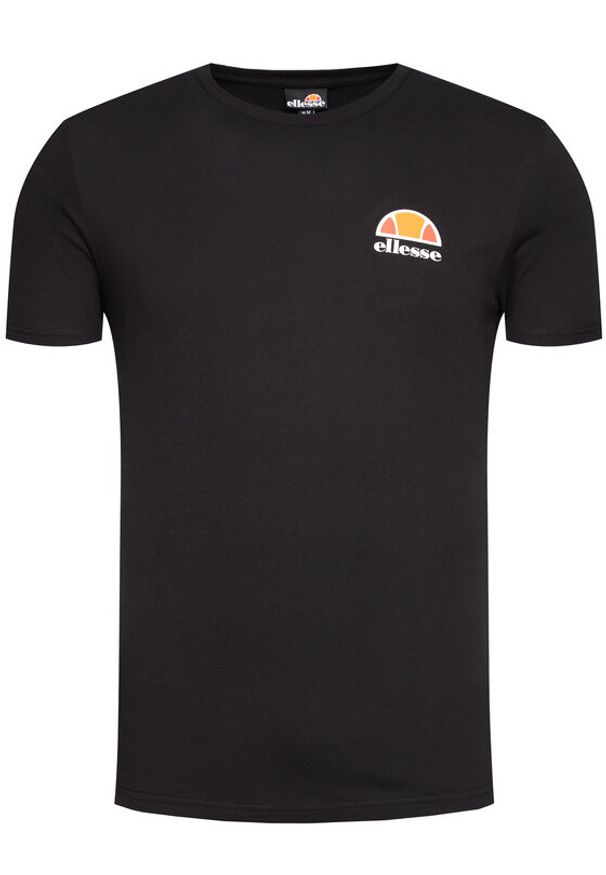 Ellesse T-Shirt Canaletto SHS04548 Czarny Regular Fit. Kolor: czarny. Materiał: bawełna
