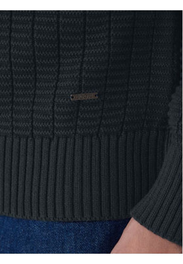 JOOP! Sweter 17 JK-15Jacobo 30047353 Granatowy Modern Fit. Kolor: niebieski. Materiał: bawełna