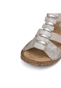 Rieker Sandały 62850-90 Beżowy. Kolor: beżowy. Materiał: syntetyk #3