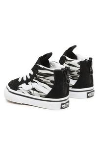 Vans Tenisówki Td Sk8-Hi Zip VN0A4BV1Y301 Czarny. Kolor: czarny. Materiał: materiał #3