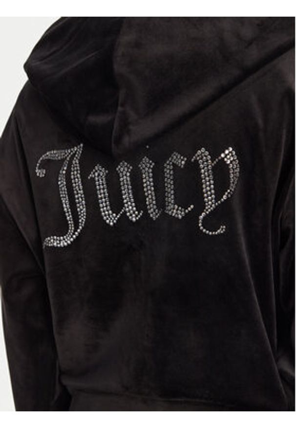 Juicy Couture Bluza Iccle JCWAS125308 Czarny Loose Fit. Kolor: czarny. Materiał: syntetyk