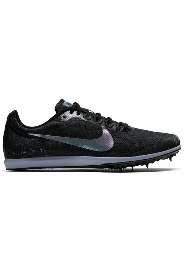 Buty do biegania męskie Nike Zoom Rival D 10 U. Zapięcie: sznurówki. Kolor: czarny. Materiał: materiał, syntetyk, tkanina. Szerokość cholewki: normalna. Model: Nike Zoom