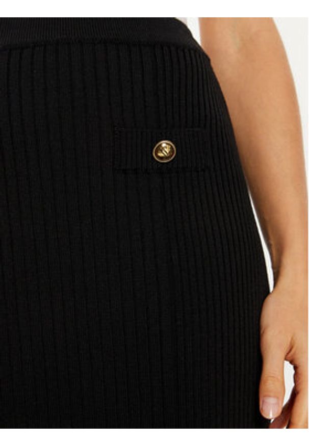 Luisa Spagnoli Spódnica ołówkowa Maionese 58497 Czarny Slim Fit. Kolor: czarny. Materiał: wełna