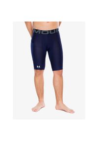 Spodenki treningowe męskie Under Armour HeatGear Pocket Long Shorts. Kolor: niebieski. Sport: fitness