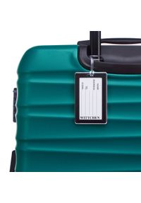 Wittchen - Duża walizka z zawieszką zielona. Kolor: zielony. Styl: wakacyjny #3