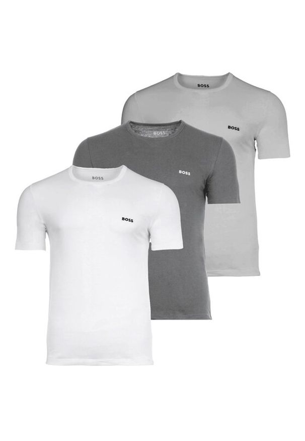 BOSS T-Shirt 27676 Kolorowy Comfort Fit. Materiał: bawełna. Wzór: kolorowy