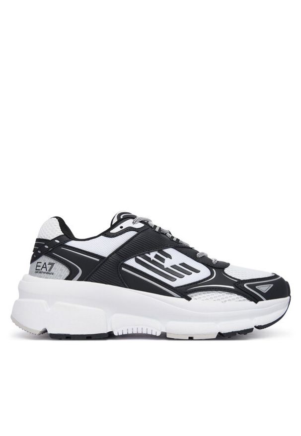 EA7 Emporio Armani Sneakersy 7X000663 AF23619 MC001 Czarny. Kolor: czarny. Materiał: materiał