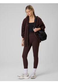 4f - 4F T-shirt slim gładki damski - czarny XS. Okazja: na co dzień. Typ kołnierza: dekolt kwadratowy. Kolor: czarny. Materiał: tkanina. Wzór: gładki. Styl: casual #2