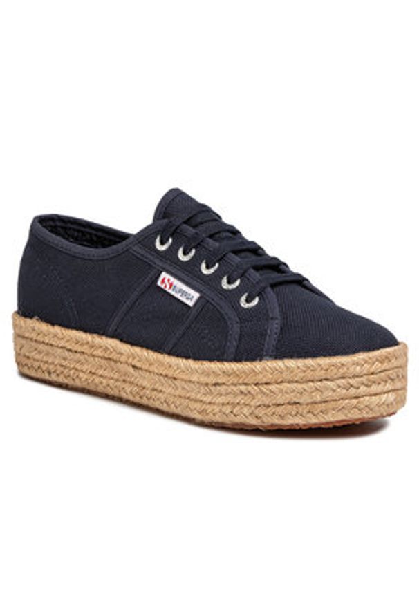 Superga Espadryle 2730 Cotropew S00CF20 Granatowy. Kolor: niebieski. Materiał: materiał