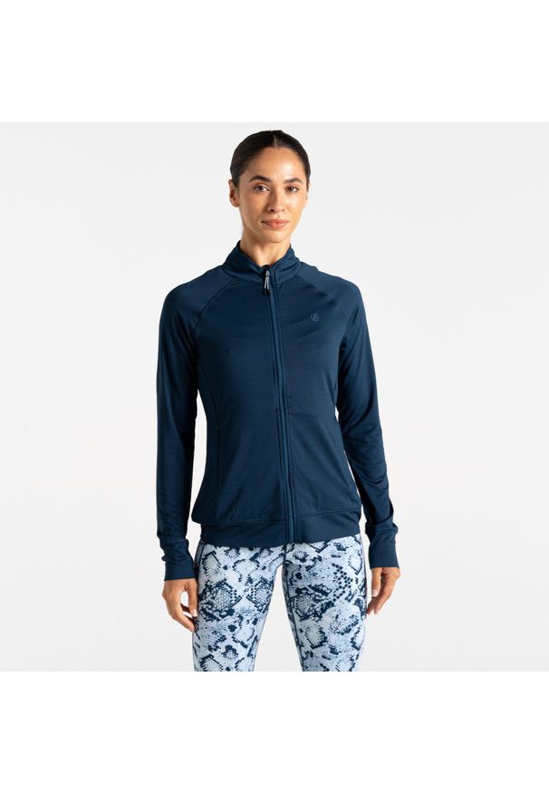 DARE 2B - Bluza turystyczna damska Energise. Kolor: zielony, wielokolorowy, brązowy. Sport: turystyka piesza