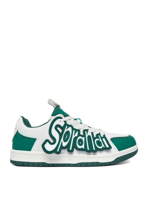 Sneakersy Sprandi. Kolor: zielony