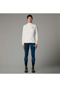 Sweter damski The North Face W 100 Glacier Fz. Kolor: biały. Materiał: polar