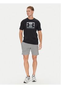Under Armour T-Shirt Boxed Sports 1386793 Czarny Loose Fit. Kolor: czarny. Materiał: bawełna, syntetyk #2