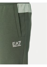 EA7 Emporio Armani Dres 7M000282 AF12660 U8109 Granatowy Regular Fit. Kolor: zielony. Materiał: bawełna, syntetyk #2