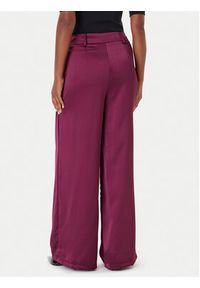 Rinascimento Spodnie palazzo CFC0124993003 Bordowy Wide Leg. Kolor: czerwony. Materiał: syntetyk #4