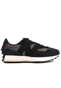 Buty New Balance U327WCH - czarne. Okazja: na co dzień. Zapięcie: sznurówki. Kolor: czarny. Materiał: guma, skóra, zamsz, prążkowany, materiał. Szerokość cholewki: normalna