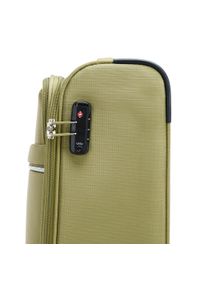 Wittchen - Mała walizka miękka z błyszczącym suwakiem z przodu zielona. Kolor: zielony. Materiał: poliester. Styl: elegancki #9