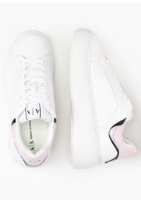 Armani Exchange - Sneakersy damskie ARMANI EXCHANGE XDX108 XV635 00152. Okazja: do pracy, na spacer, na co dzień. Kolor: biały. Sport: turystyka piesza #4