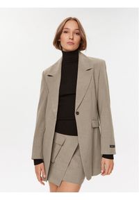 Herskind Marynarka Nat 4971519 Beżowy Regular Fit. Kolor: beżowy. Materiał: syntetyk