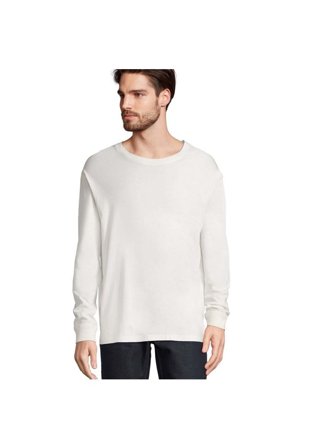 SOL'S - Koszulka Z Długim Rękawem Unisex Pioneer Dla Dorosłych. Kolor: biały. Długość rękawa: długi rękaw. Długość: długie