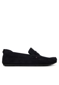TOMMY HILFIGER - Tommy Hilfiger Mokasyny Core Hilfiegr Suede Driver FM0FM05789 Granatowy. Kolor: niebieski. Materiał: skóra, zamsz #1