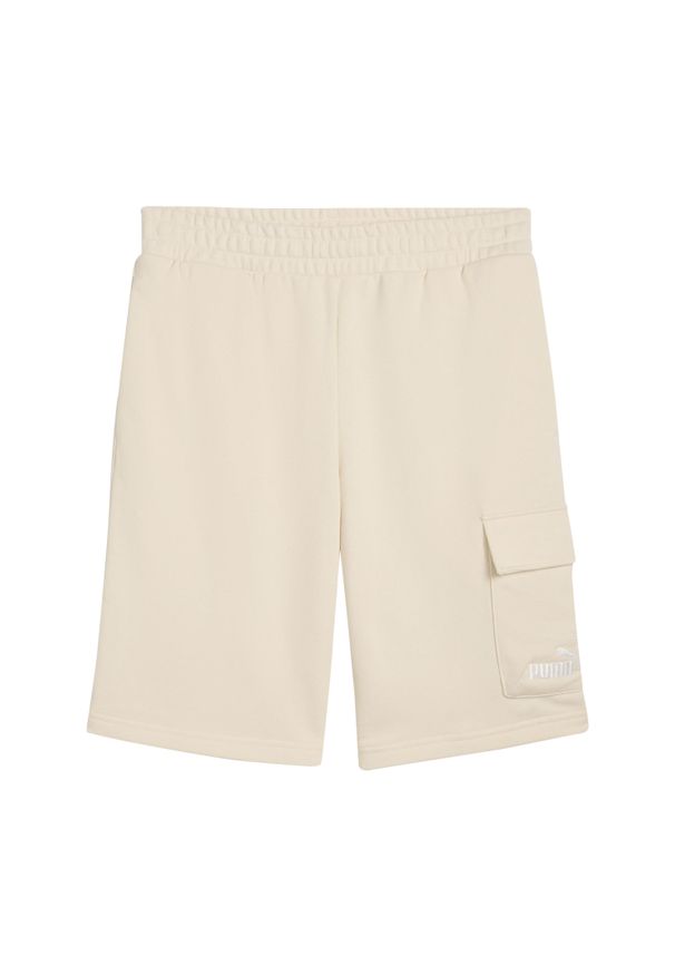Spodenki cargo Puma Ess No. 1 Logo 10". Kolor: beżowy. Długość: krótkie. Sezon: lato