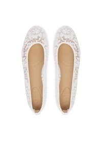 Lauren Ralph Lauren - LAUREN RALPH LAUREN Baleriny 802P10533001 Biały. Kolor: biały. Materiał: materiał #6
