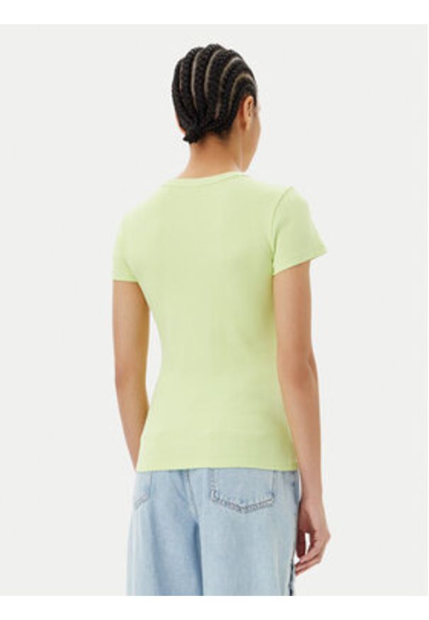 Hugo - HUGO T-Shirt Easy 50523924 Zielony Slim Fit. Kolor: zielony. Materiał: bawełna