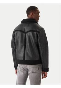Wrangler Kurtka z imitacji skóry Shearling 112371854 Czarny Regular Fit. Kolor: czarny. Materiał: skóra #6
