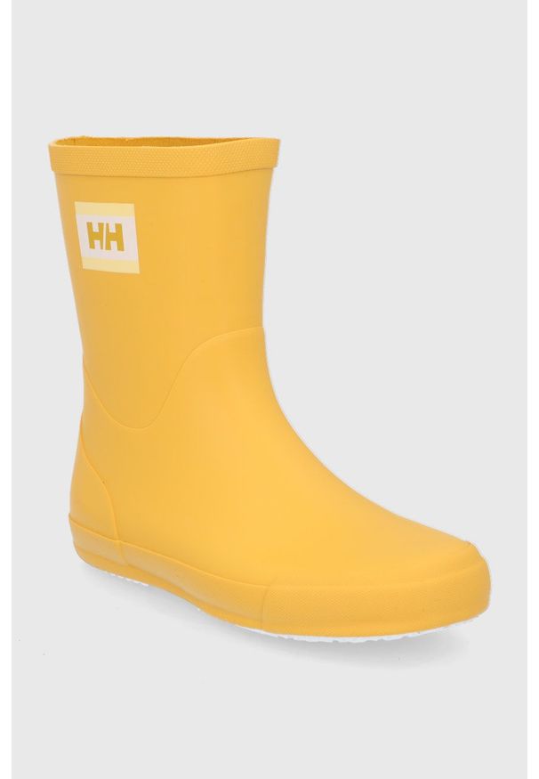 Helly Hansen Kalosze damskie kolor żółty. Nosek buta: okrągły. Kolor: żółty. Materiał: guma