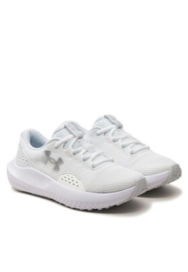 Under Armour Buty do biegania Ua W Charged Surge 4 3027007 Biały. Kolor: biały. Materiał: materiał